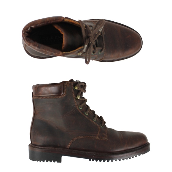 Cole Haan Shoes - Cole Haan Leather Ankle High Top Hiking Boots